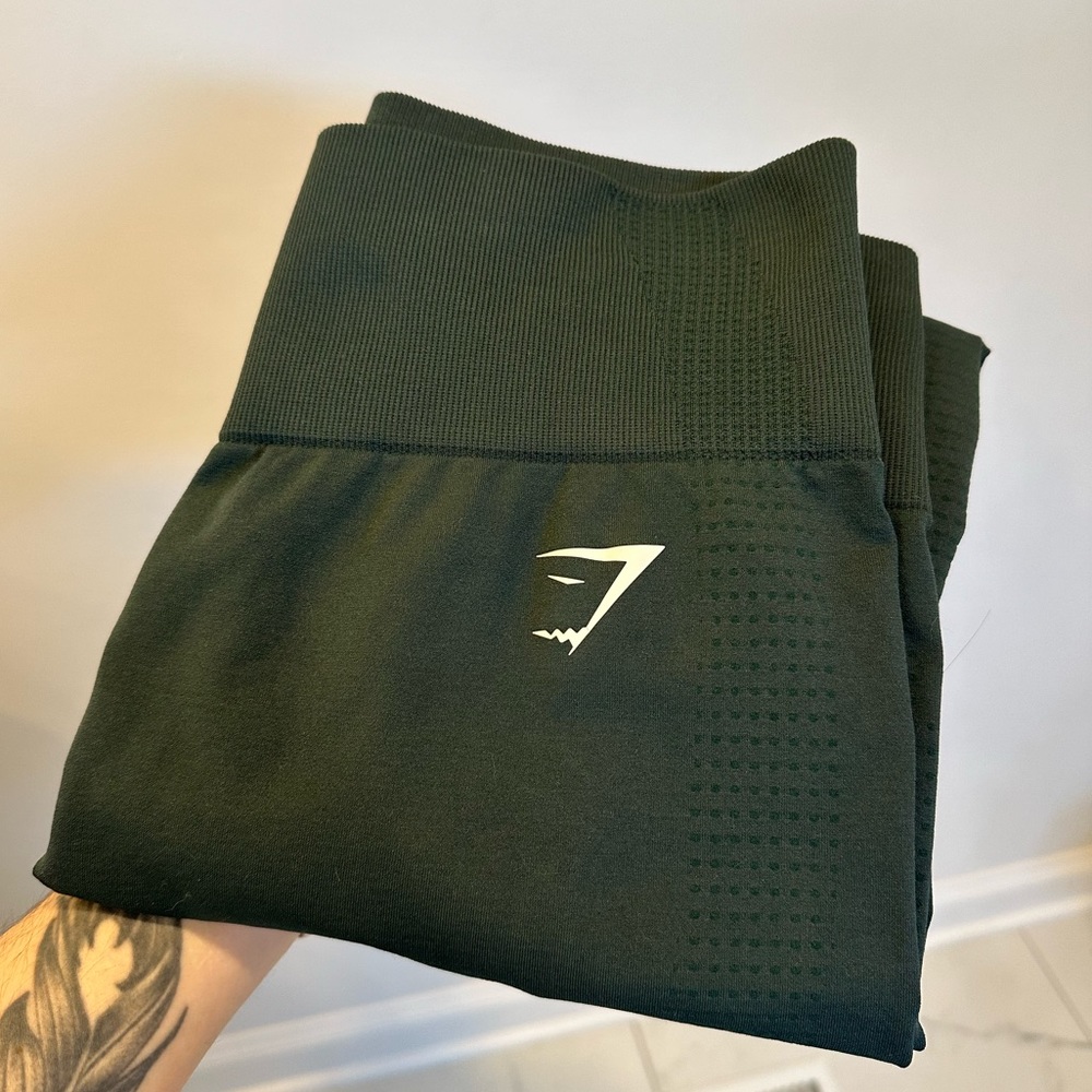 Gymshark Olive green seamless leggings